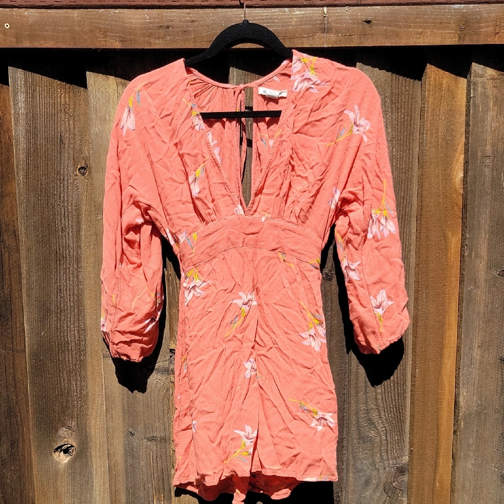 Billabong Coral V-Neck Dress